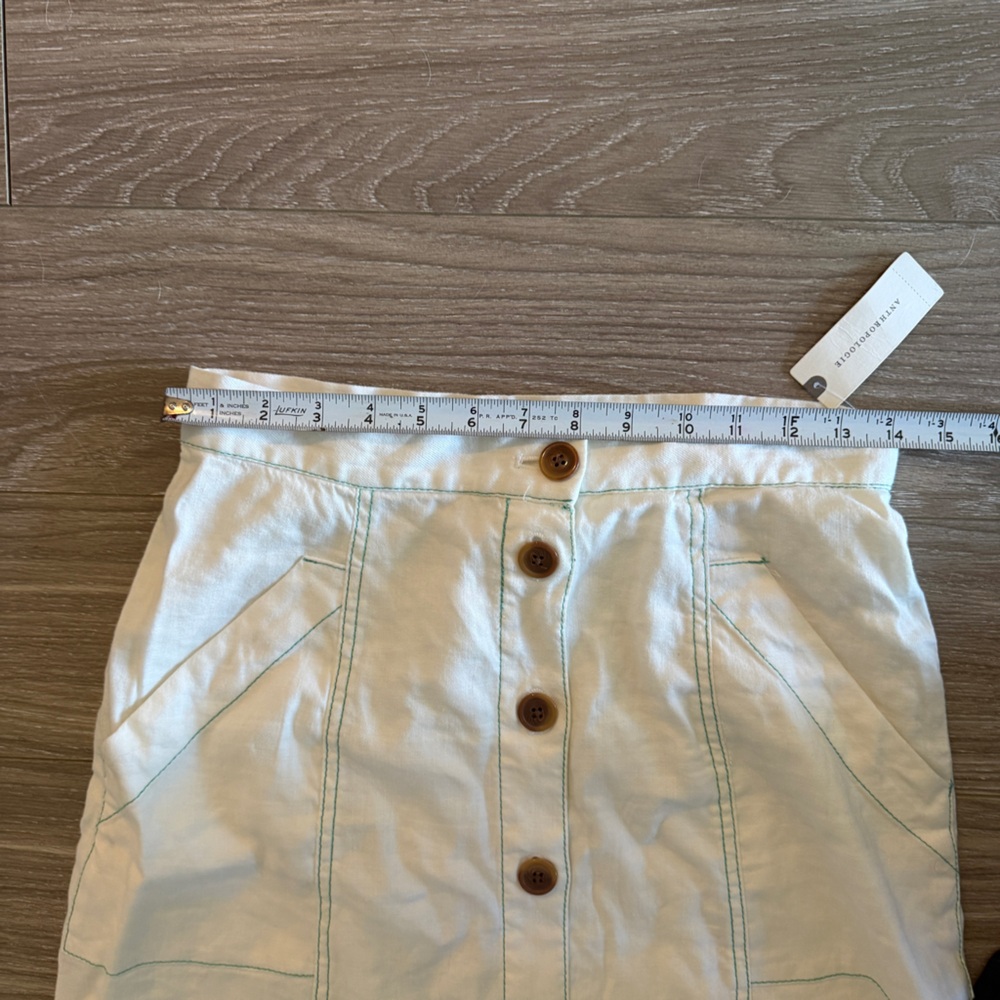 NWT Akemi + Kin Riverine Linen Blend Midi Skirt size 8 - Picture 8 of 8